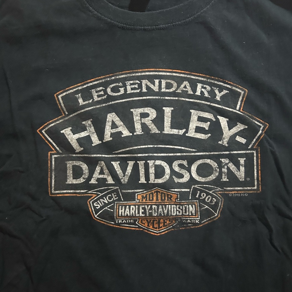 Harley-Davidson Black Graphic T-Shirt